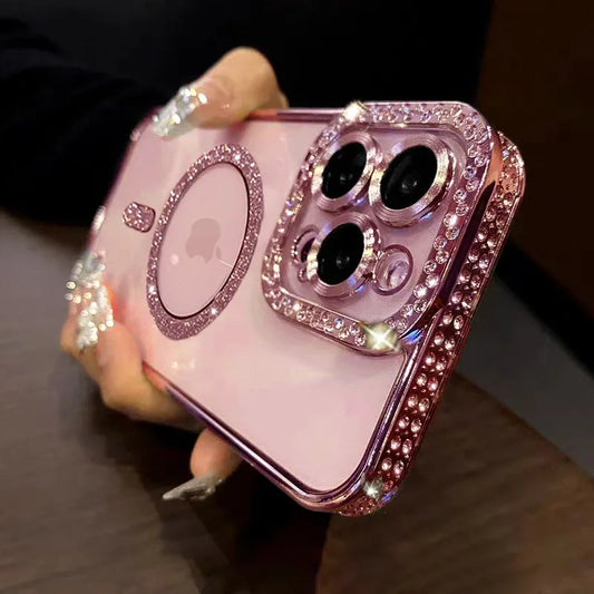 Magnetic Diamond Glitter Phone Case